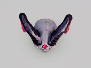 서큐버스 해골 3D 모델