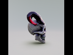 Succubus skull Modèle 3D