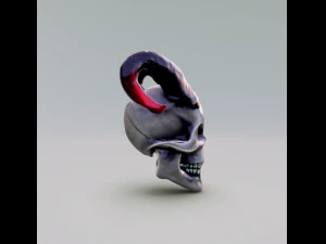 서큐버스 해골 3D 모델