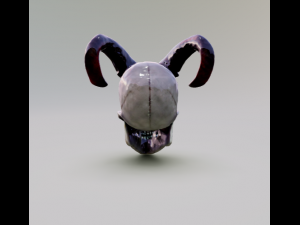 Succubus skull Modèle 3D
