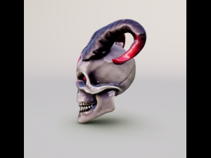 Succubus skull Modèle 3D