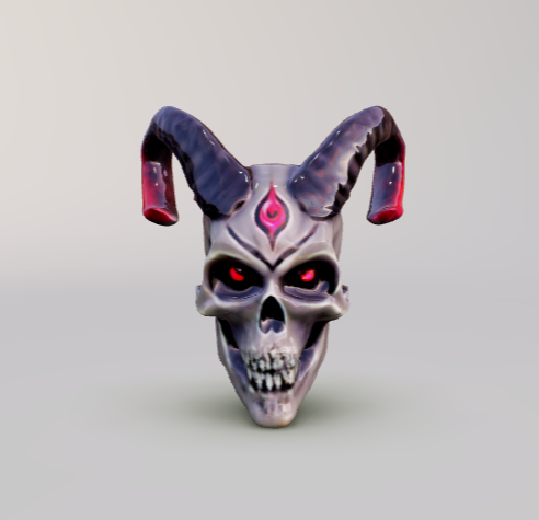 Succubus skull Modèle 3D .c4d .max .obj .3ds .fbx .stl .blend 