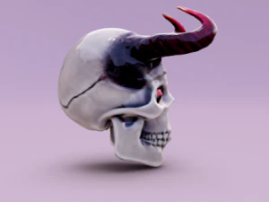 Succubus skull 2 3D Model