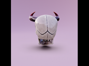 Succubus skull 2 3Dモデル