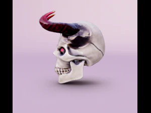 Succubus skull 2 3D Model
