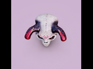 Succubus skull 2 3Dモデル