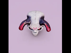 Succubus skull 2 3D Model