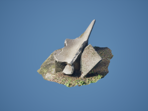 Bench 3D Scan - Low-poly 3Dモデル