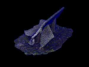 Bench 3D Scan - Low-poly 3Dモデル
