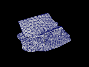 Bench 3D Scan - Low-poly 3Dモデル