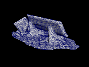 Bench 3D Scan - Low-poly 3Dモデル