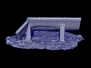 Bench 3D Scan - Low-poly 3Dモデル