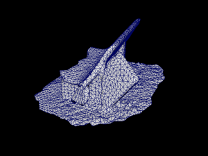 Bench 3D Scan - Low-poly 3Dモデル