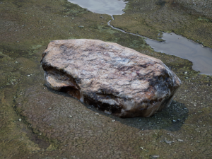 Rocks Pack Photoscanned Low Poly Modèle 3D
