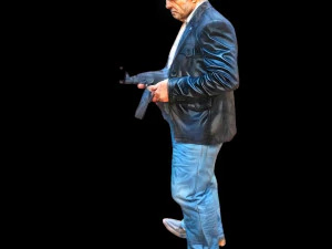 A of a mysterious figure adorned in a black jacket 3D Model