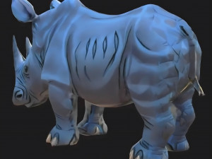 Rhinoceros 3D Модель