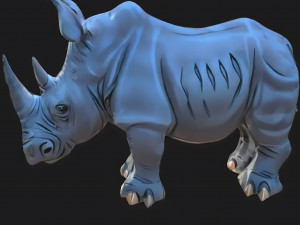 Rhinoceros 3D Модель