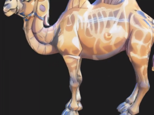 Camel Model 3D 3D मॉडल
