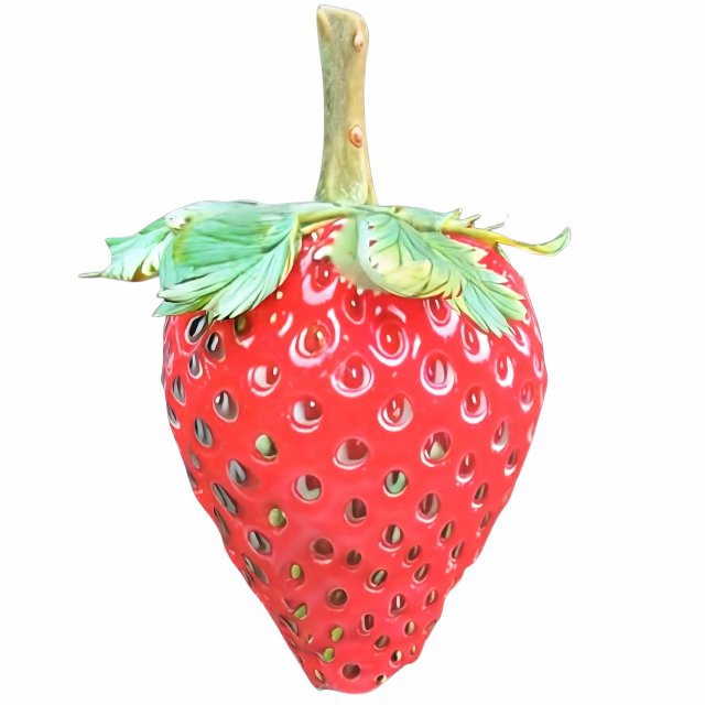 Strawberry 3 transparent 3D 模型 .c4d .max .obj .3ds .fbx .stl .blend 