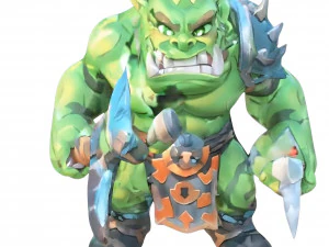 오크 캐릭터 월드 오브 워크래프트 3D 모델