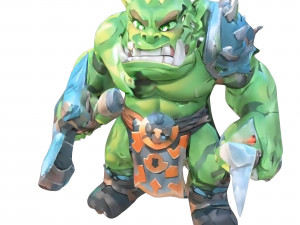 ORC CHARACTER WORLD OF WARCRAFT 3D Модель