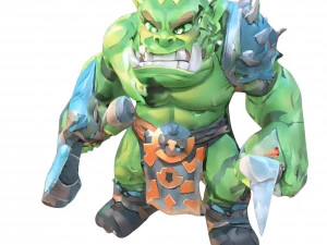 ORC CHARACTER WORLD OF WARCRAFT 3D Model