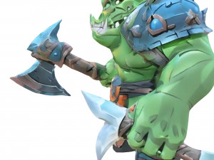 ORC CHARACTER WORLD OF WARCRAFT 3D Модель