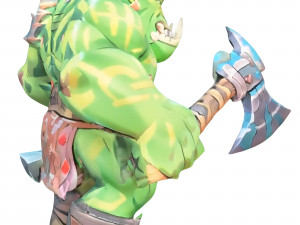 ORC CHARACTER WORLD OF WARCRAFT 3D Модель