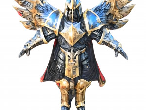 Corrupted Temple Crusader Knight - Realistic 3D Game Model 3D Model