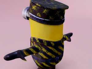 Minion Military Uniform 3D Model