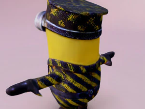 Minion Military Uniform 3D Model