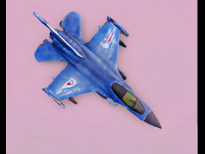 F-16 Melawan Falcon Model 3D