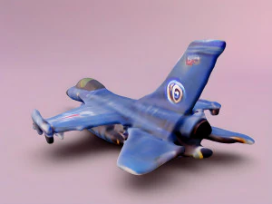 F-16 Fighting Falcon 3D Model