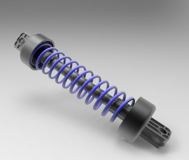 Suspensin de Karting 3D 모델 .c4d .max .obj .3ds .fbx .stl .blend 