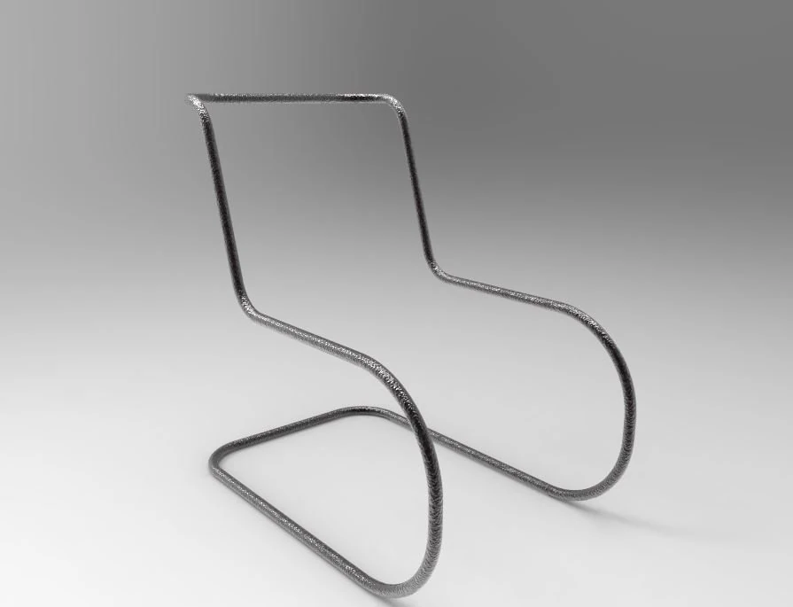 Estructura de Silla 3D Model .c4d .max .obj .3ds .fbx .stl .blend 