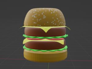 Burger 3D Model