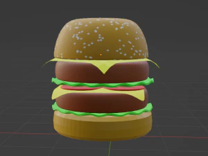 Бургер 3D Модель