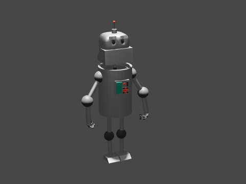 Robot M-1 3D Model