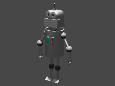 Robot M-1 3D Model