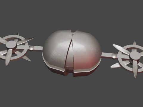 Drone T-12 3D Model