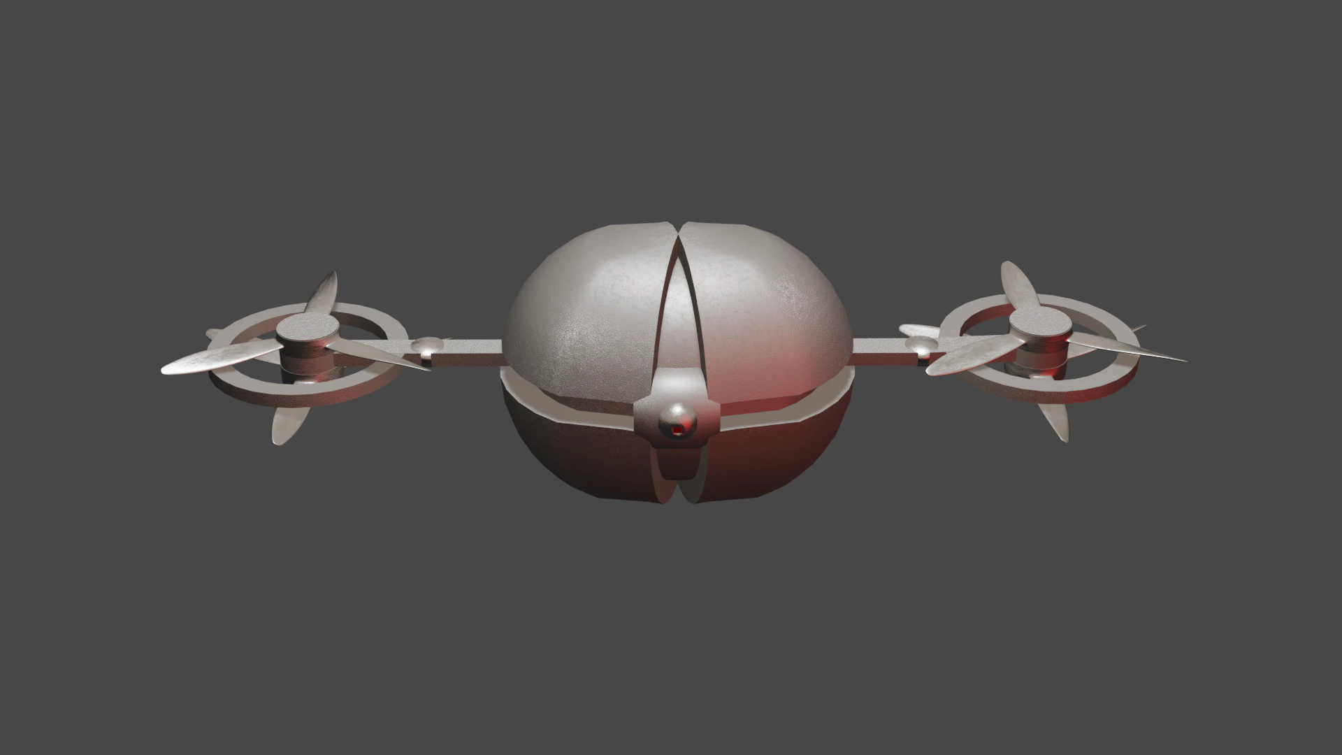 Drone T-12 3D Model .c4d .max .obj .3ds .fbx .stl .blend 