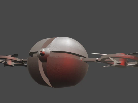 Drone T-12 3D Model