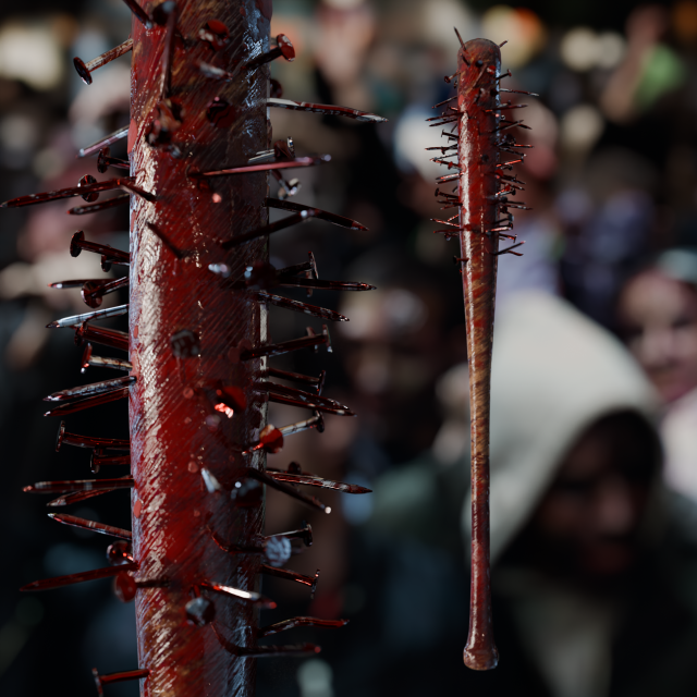 BAT BLOOD 3D Model .c4d .max .obj .3ds .fbx .stl .blend 