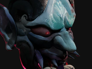 Hannya mask 3D Model