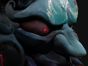 Hannya mask Model 3D