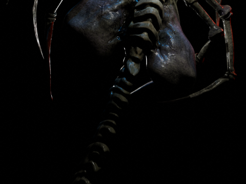 FaceHugger Modello 3D