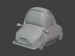 Cartoon car 3D Model