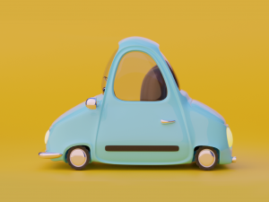 Cartoon car 3D Model