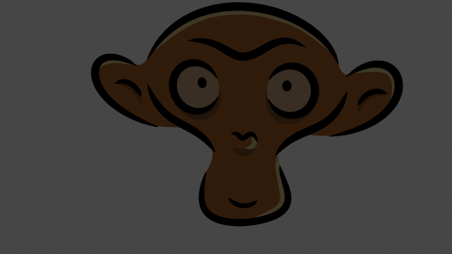 Monkey 3D 模型 .c4d .max .obj .3ds .fbx .stl .blend 