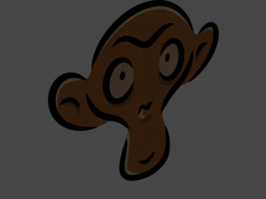 Monkey 3D Model